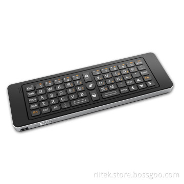 Rii Mini I13 Multimedia Air Mouse Keyboard+Skype Phone + TV Remote Control for Mini PC, Android TV Box. PC. Smart TV. HTPC